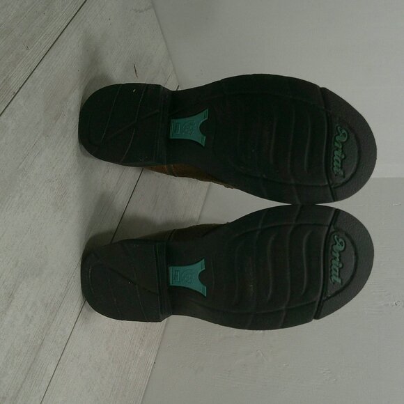 Ariat Fatbaby Heritage Western Cowgirl Brown Cream Leather Boots Size 7.5 B - Picture 10 of 11